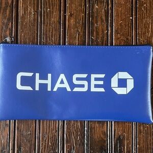 CHASE Bank New Zippered Money Storage Pouch
